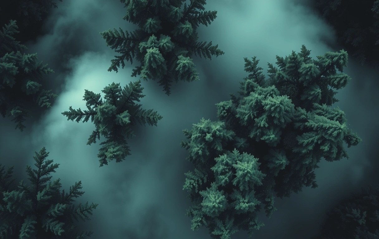 Nature calming visual